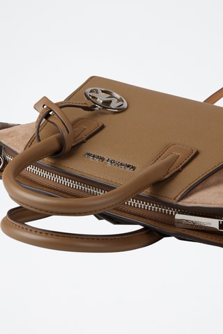 Bolso de piel - Marrón