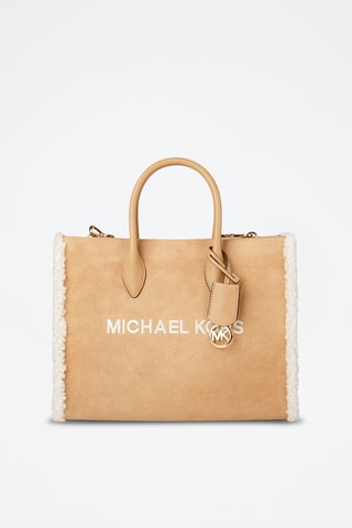 Bolso de nobuk - Beige