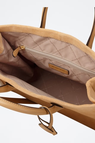 Bolso de nobuk - Beige