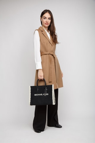 Bolso de nobuk - Negro