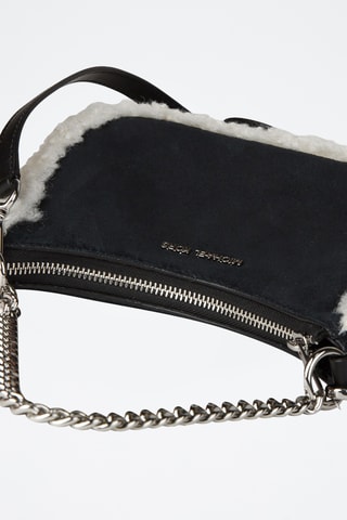 Bolso de nobuk - Negro