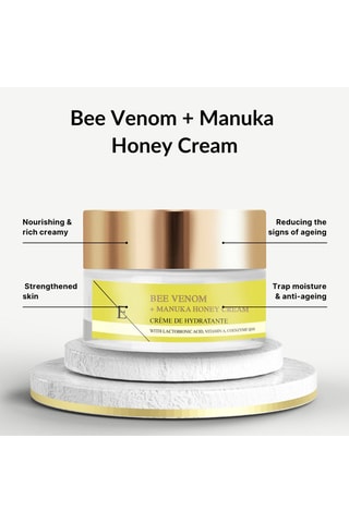 Crème hydratante au venin d'abeille et au miel de Manuka - 50ml