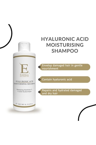 Shampoing hydratant à l'acide hyaluronique - Cheveux secs et abîmés - 1 l