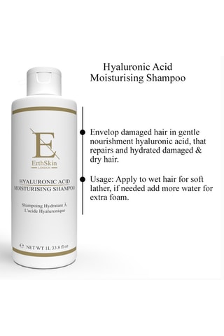 Shampoing hydratant à l'acide hyaluronique - Cheveux secs et abîmés - 1 l