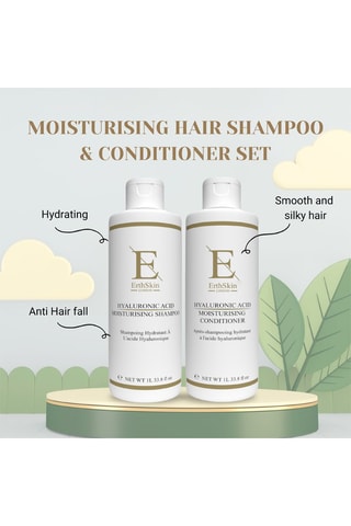 Shampoing et après-shampoing hydratants à l'acide hyaluronique - 2 x 1 l