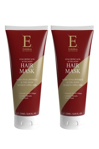 2 masques capillaires au collagène et à l'acide hyaluronique - 2 x 250 ml