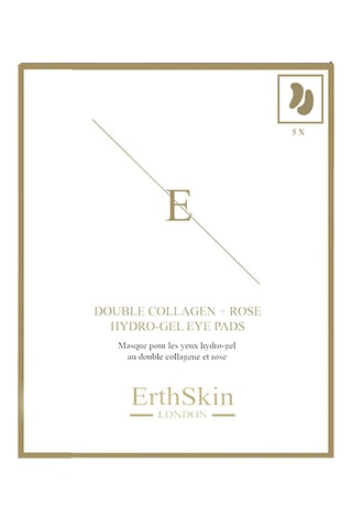 5 patchs yeux hydro-gel double collagène et rose
