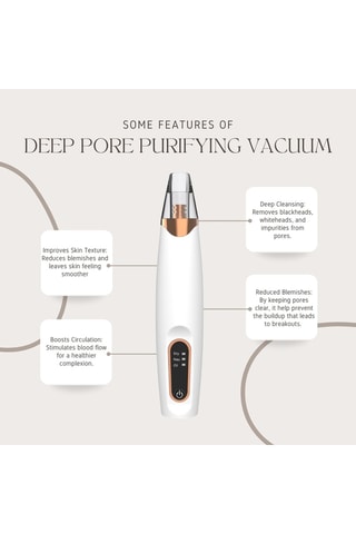 Aspirateur purifiant pores profonds