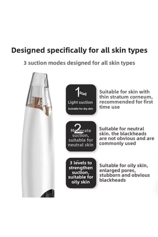 Aspirateur purifiant pores profonds