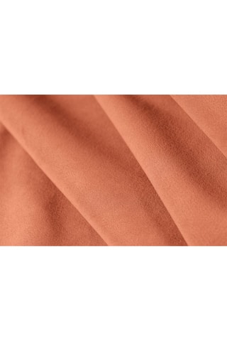 Canapé d’angle gauche modulable Lionel - Corail - 3 places - En tissu velours