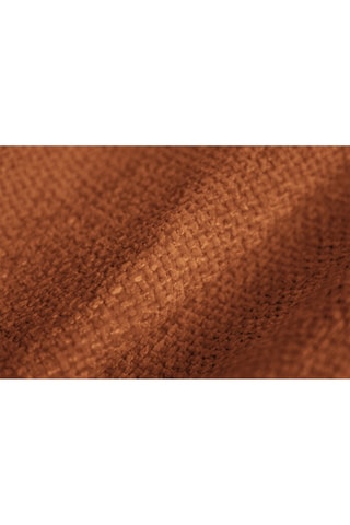 Canapé d'angle droit Lionel - Terracotta - 5 places - Revêtement en tissu chenille