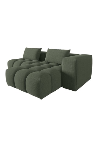 Canapé d'angle droit Lorella - Vert olive