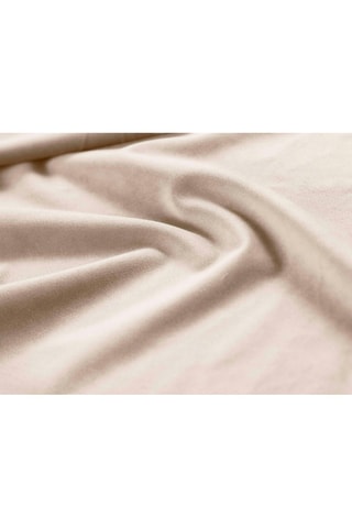 Canapé d'angle gauche Luc - Beige - 4 places - Toucher velours