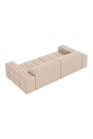 Canapé Luc - Beige - 3 places - Toucher velours