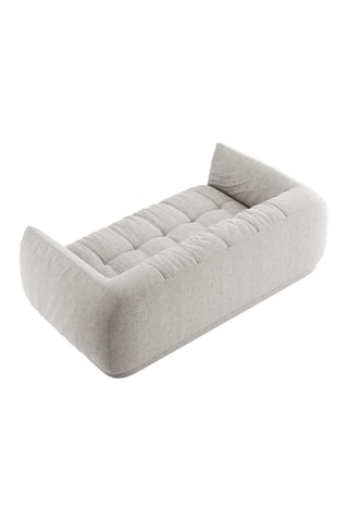 Canapé Julia - Gris clair - 2 places - En tissu structurel