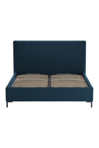 Lit-coffre avec sommier Polly - Bleu marine