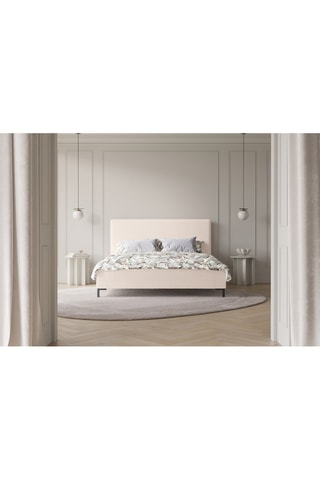 Lit-coffre avec sommier Polly - Beige