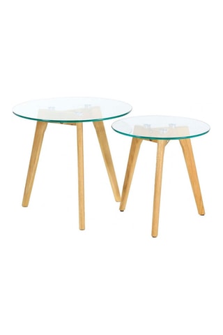 2 tables gigognes  -  Naturel
