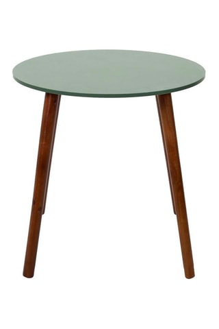 2 tables basses gigogne Black Forest - 
Vert, blanc et noir