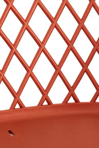 4 chaises d'extérieur Malaga - Orange