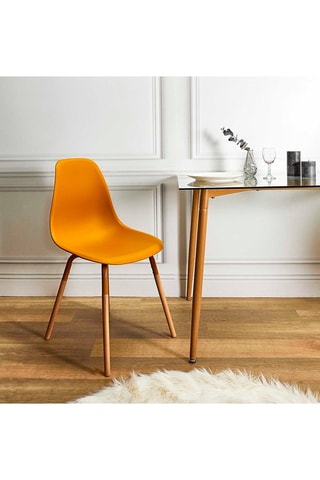 2 chaises - Moutarde