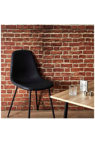 2 chaises Amber - Noir