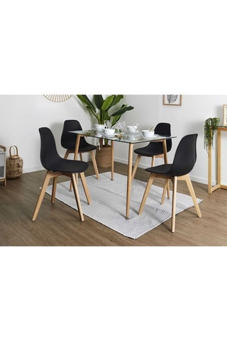 2 chaises d'intérieur - Noir