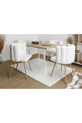 2 chaises Ariel - Blanc