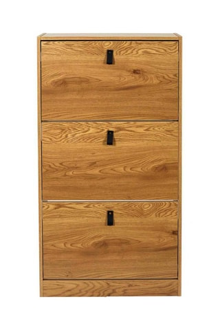 Meuble à chaussures 3 portes - Naturel