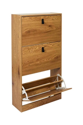 Meuble à chaussures 3 portes - Naturel