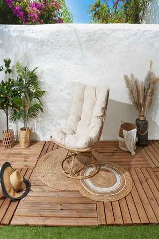 Fauteuil Petra - 
Blanc