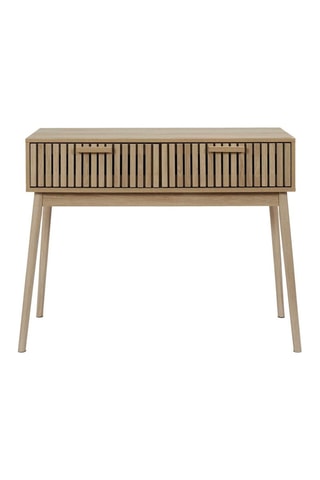 Console 2 tiroirs Klaus - Naturel