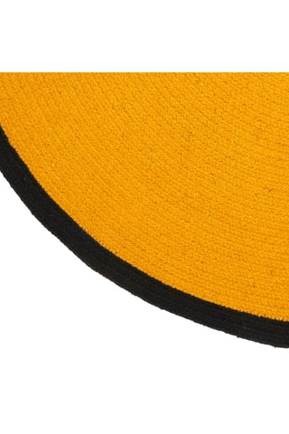 Tapis rond - Moutarde - 120 cm