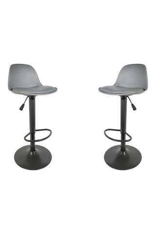 2 tabourets de bar - Gris