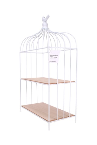 Decoratief Rekje  Wit - 31 x 15 x 51 cm