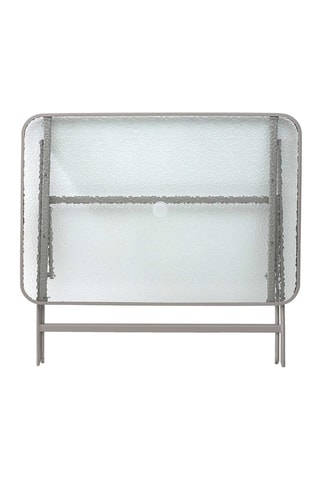 Table pliable en verre trempé Formentera - 110 x 70 cm