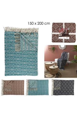 Plaid - Modèle aléatoire - 150 x 200 cm