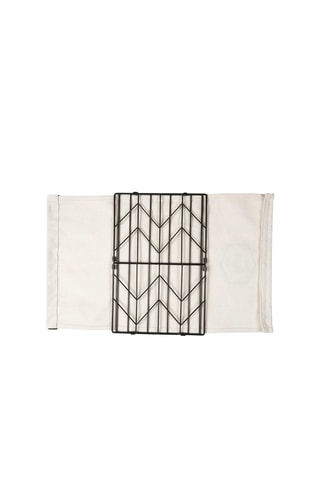 Panier de rangement - Noir et beige