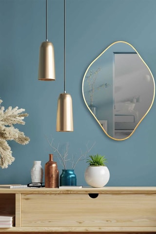 Miroir - 60 cm - Doré