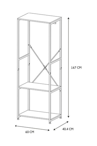 Portant -  Naturel et noir