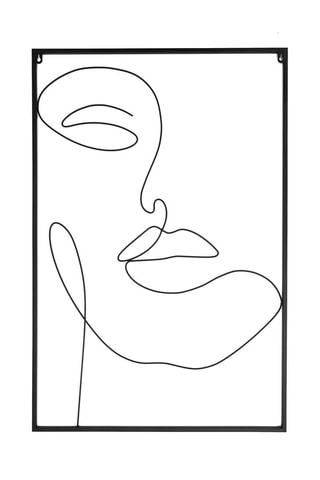 Tableau filaire - 60  x 90 cm - Noir