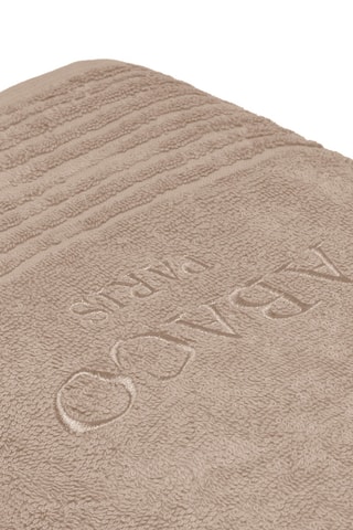 4 asciugamani ospite Ecume - Taupe - 30 x 30 cm