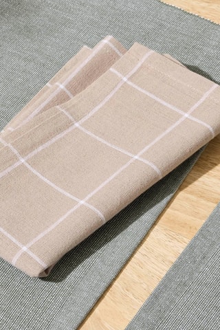 6 tovagliette - Taupe - 40 x 40 cm