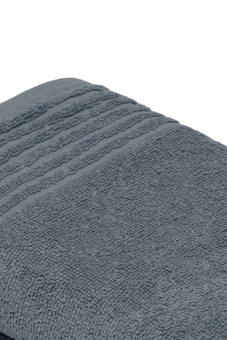 2 asciugamani ospite Ecume - Petrolio - 45 x 45 cm