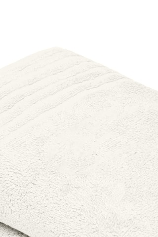 2 asciugamani ospite Ecume - Bianco - 45 x 45 cm