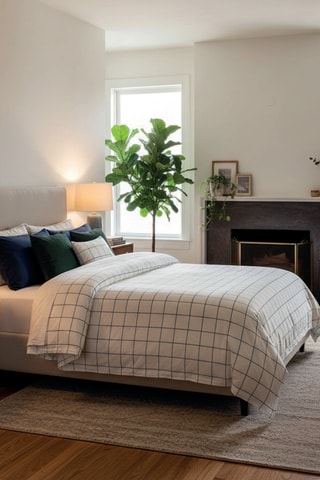 2 federe in raso di cotone 80 fili/cm² - Bianco - 50 x 70 cm