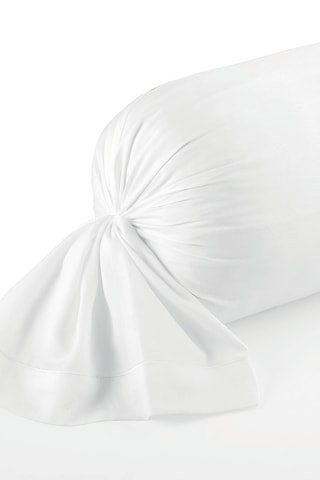 Federa cuscino alla francese in raso di cotone 80 fili/cm² Uni 1 Baratta - Bianco