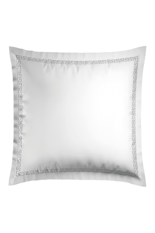 2 federe in raso di cotone 80 fili/cm² Lune Imperiale - Bianco - 63 x 63 cm