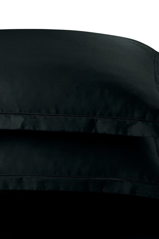 2 federe in raso di cotone 80 fili/cm² Uni 1 Baratta - Antracite - 50 x 70 cm