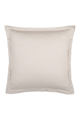 2 federe in raso di cotone 80 fili/cm² Uni 1 Baratta - Taupe - 63 x 63 cm